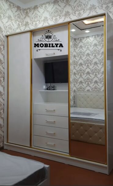 paltar dolabi modelleri: Гардеробный шкаф, Новый, Купе, Прямой шкаф, Азербайджан