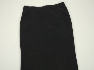 spódnice midi czarne z rozcięciem: Skirt, XL (EU 42), condition - Good