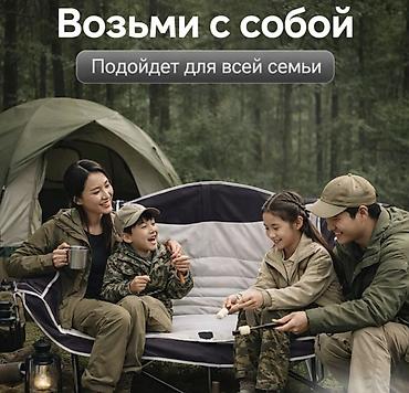 Прямые диваны: Туристический складной диван Family Camp Практичный и удобный — 5