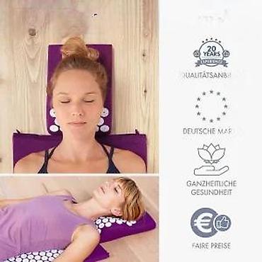 Masažni jastuci i prostirke: Vital Acupressure – set akupresurne prostirke i jastuka - Sadrži — 22
