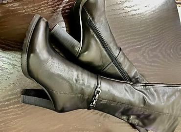 Сапоги: Сапоги, 36, Новый, цвет - Черный, Платная доставка, Самовывоз — 11