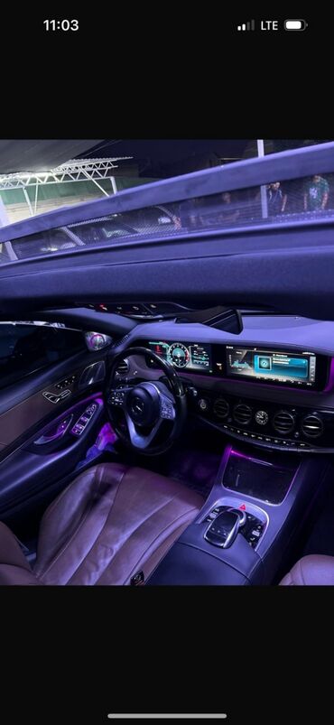 шыны на к5: Представлен роскошный седан Mercedes-Benz S-класса черного цвета