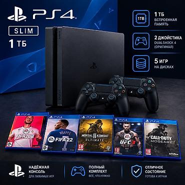 плейстешин 4: 🎮 PS4 Slim 1TB — полный комплект 🔥 Продаю PlayStation 4 Slim на 1 ТБ — 1