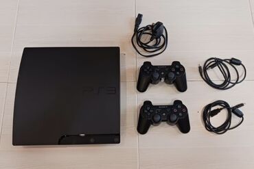 PS3 (Sony PlayStation 3): Playstation 3 slim proşivkalidi 1tb yaddaşdı 2020ci ilin yanvardan