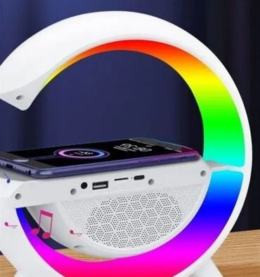Zvučnici i stereo sistemi: G Lampa Zvucnik i Punjac NOVO Google 3 u 1 Pametna RGB Lampa AKCIJA — 5