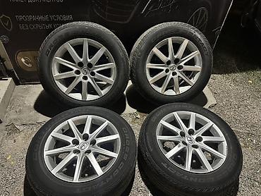 диски 17 lexus: Колеса в сборе 225 / 65 / R 17, Всесезонная, Б/у, Комплект, Легковые, Литые, отверстий - 5 — 2