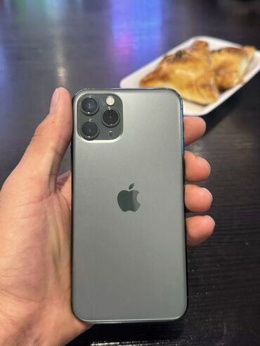 iphone 11 pro price in kyrgyzstan: IPhone 11 Pro, Б/у, 64 ГБ, Чехол, 74 %