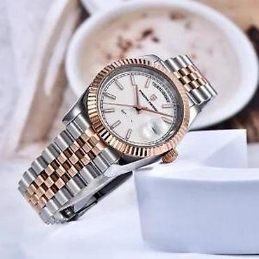 Ručni satovi: PAGANI DESIGN PD-1752 - 36mm - Bela - Rolex Day-Date Homage Potpuno — 10