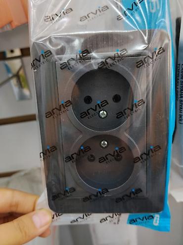argb controller: Розетка, С заземлением, Наружные, 2 гнезда — 1