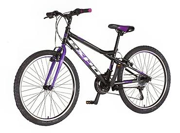 chicco flasice: Bicikl junior Explorer Spark 24" 13" (XS), crno‑ljubičasti Opis — 5