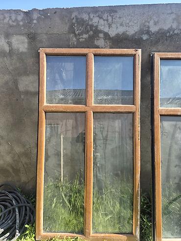 avropa qapi: PVC pəncərə və qapı dəsti – ağac teksturalı (qəhvəyi) laminasiyalı — 4