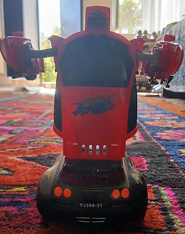 Robotlar və transformerlər: Uşaq oyuncağı – “DEFORM ROBOT” sport maşını Maşının düyməsini "on" — 6