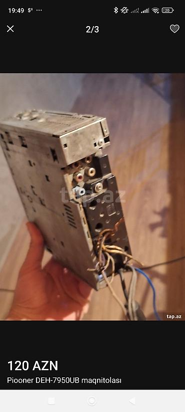 Maqnitofonlar: Pioneer DEH-7950UB avtomobil maqnitofonu - 1-DIN ön panel, mavi arxa — 2