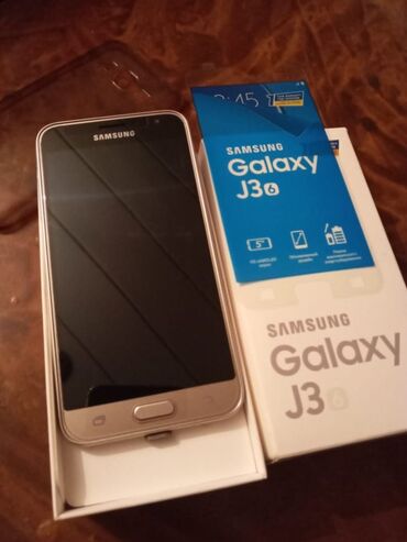 samsung 1202: Samsung Galaxy J3 2016, 8 GB, rəng - Qızılı, Sensor