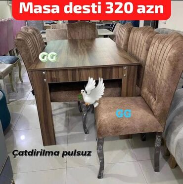 Masa və oturacaq dəstləri: Masa desti yeni