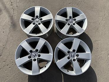 Диски: Литые Диски R 16 Honda, Комплект, отверстий - 5, Б/у — 1