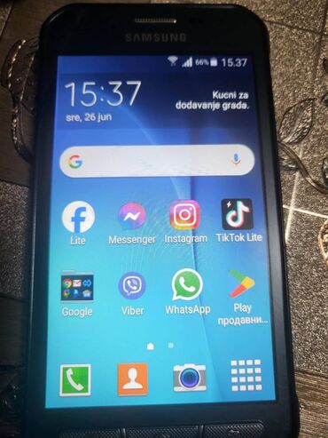 duks ocuvan: Samsung Galaxy Xcover 3, color - Black, Button phone, Dual SIM cards