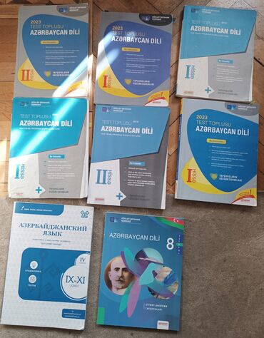 dim informatika test toplusu: Азербайджанский язык Тесты 8 класс, Анар Исаев, ГЭЦ, 1 часть, 2023 год