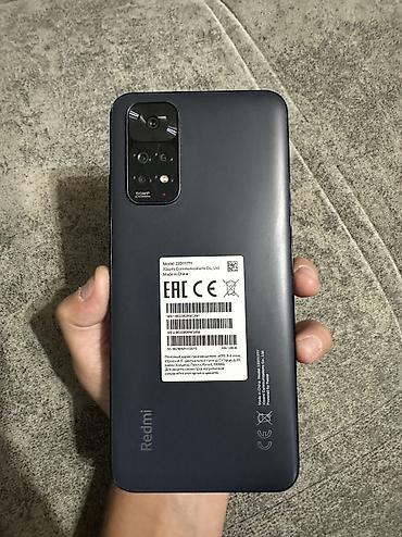 iphone se1: Redmi, Redmi Note 11, Б/у, 128 ГБ, цвет - Черный, 2 SIM — 1
