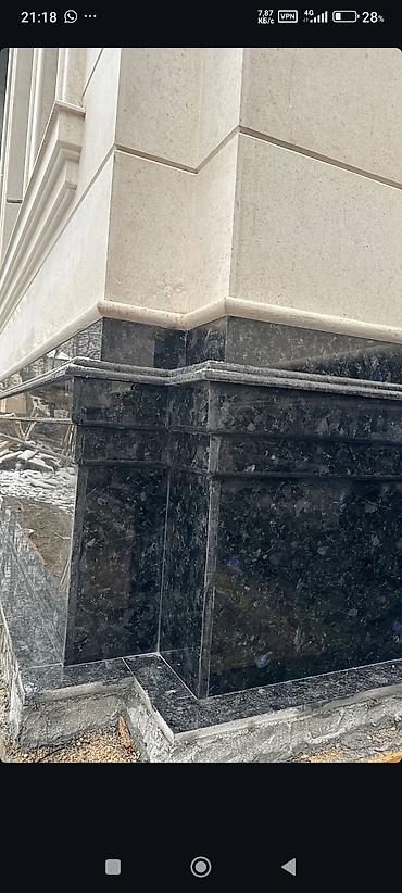 Мраморные и гранитные работы: Соколь натуральный гранит - Профессиональная облицовка цоколя и — 6