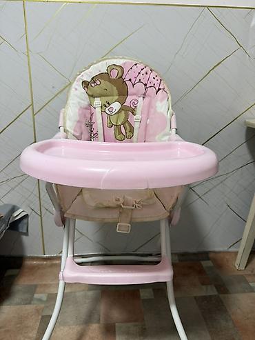 hello kitty: Детский стульчик для кормления - Цвет: розовый с милым мишкой на — 1