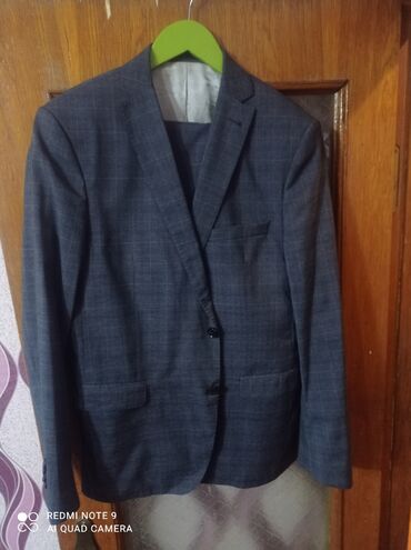 tek pencekler kisi ucun: Cacharel kişi kostyumu – APRIL Slim modeli - Rəng: VR206 (tünd-boz