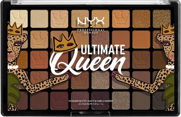 профессиональная косметики для волос: Тени для век NYX PMU Ultimate Queen Shadow Palette.Оригинал 100% 40