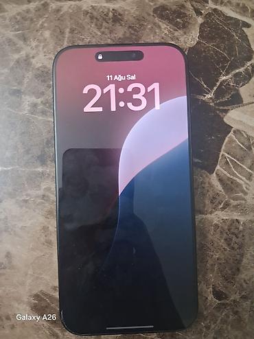 iphone 1000 pro max: IPhone 16 Pro Max, 256 GB, Black Titanium, Sənədlərlə, Face ID, Zəmanət — 5