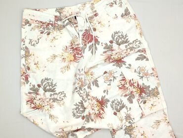 Women's Clothing: Material trousers for women, size XL (EU 42)