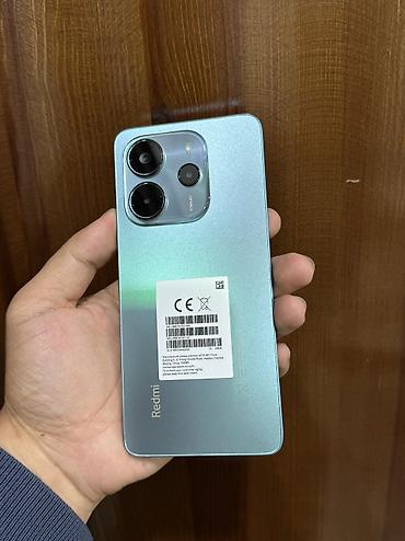 Redmi: Redmi, Redmi Note 14, Б/у, 256 ГБ, цвет - Голубой, 2 SIM — 2