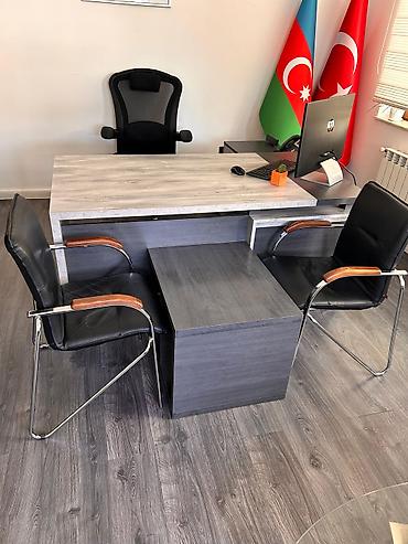 Ofis mebeli: İşlənmiş, Müdir üçün, Dördbucaq masa — 7