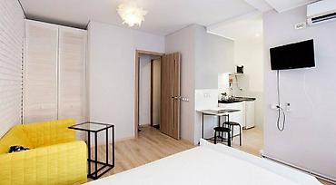 hostel osh: Студия, Юг-2 мкр, Душевая кабина, Постельное белье, Кондиционер — 6
