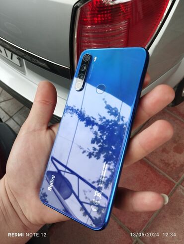 telefon case: Xiaomi Redmi Note 8T, 128 GB, rəng - Mavi, 
 Barmaq izi