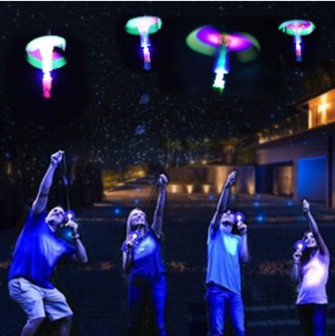 Igračke: Svetleci raketni helikopter sa praćkom Kako igrati — 12