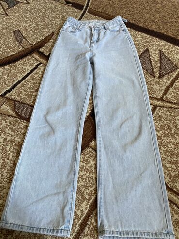 джинсы levis 501: Джинсы, Прямые, Высокая талия, S (EU 36)