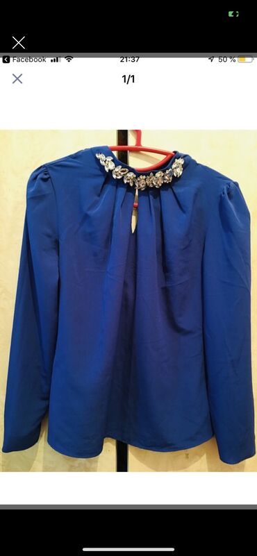 женские рубашки блузки: Блузка, Вечерняя, Шифон, Однотонный