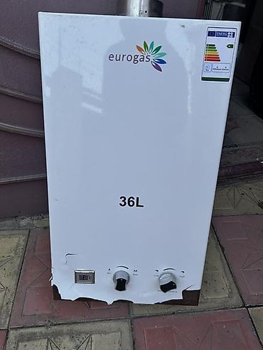 su filterləri: Məhsul: Eurogas qazla işləyən su qızdırıcısı (geyzer) Tutum: 36L — 1