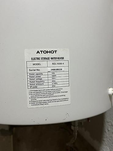 ariston satis: ATOHOT elektrik su qızdırıcısı (akkumulyasiya tipli) - Model — 3