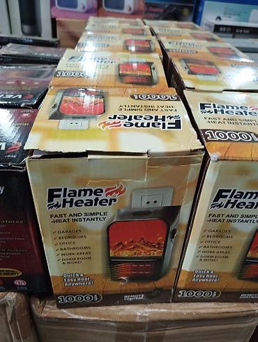 Flame Heater mini elektrikli qızdırıcı - Divar rozetkasına birbaşa