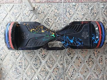 hoverboard aparatı 2 el: Elektrikli balans skuteri (hoverboard) - Rəng: qara korpus üzərində — 2