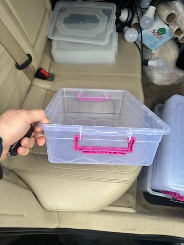 bıçag: Mətbəx bıçaqları dəsti + plastik saxlama qutuları - Bıçaqlar: 6 ədəd — 4