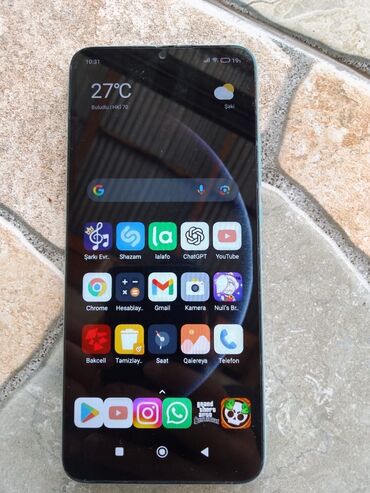 телефон fly fs521 power plus 1: Poco C40, 64 GB, rəng - Yaşıl, Barmaq izi