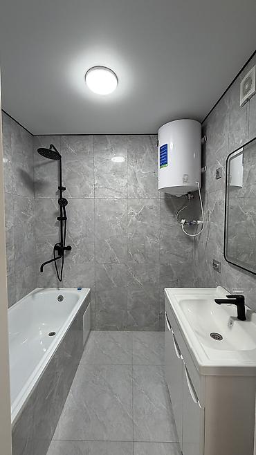 кадастр кж: 2 комнаты, 54 м², Калинина мкр., Элитка, 1 этаж, Евроремонт — 5