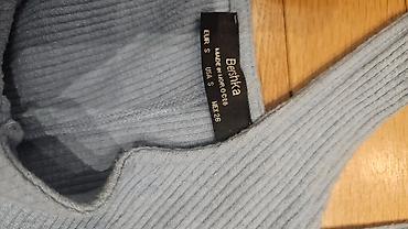 bershka teksas haljina: Bershka haljina u veličini s. Bez mane, svetloplava midi model — 3