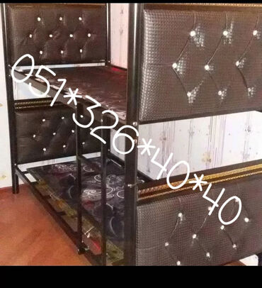 İkimərtəbəli uşaq çarpayıları: Oğlan və qız üçün, Yeni, Çarpayı, Matras ilə, Siyirməsiz, Taxta — 14