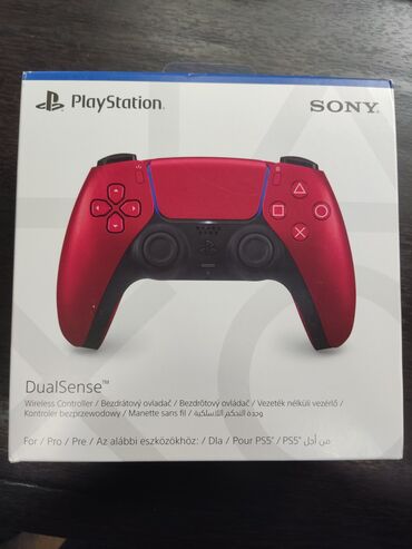 playstation 5 kreditle: Playstation 5 üçün volcanic red coystik ( dualsense ). Tam yeni, bağlı