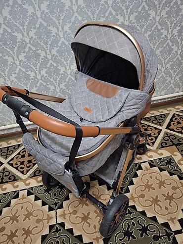 прогулочные коляски happy baby: Коляска, цвет - Серебристый, Б/у, Самовывоз — 3