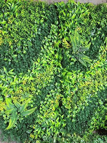 Панно: Искусственная зелёная стена (панели-коврики) - Модульные панели с — 3