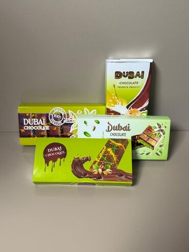 Кондитерские изделия, сладости: Дубайский шоколад с фисташковой пастой 220гр - 900сом Шоколад Волосы — 15