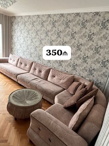 Mətbəx mebeli: Künc divan, İşlənmiş, Açılan, Bazalı, Parça, Çatdırılma yoxdur